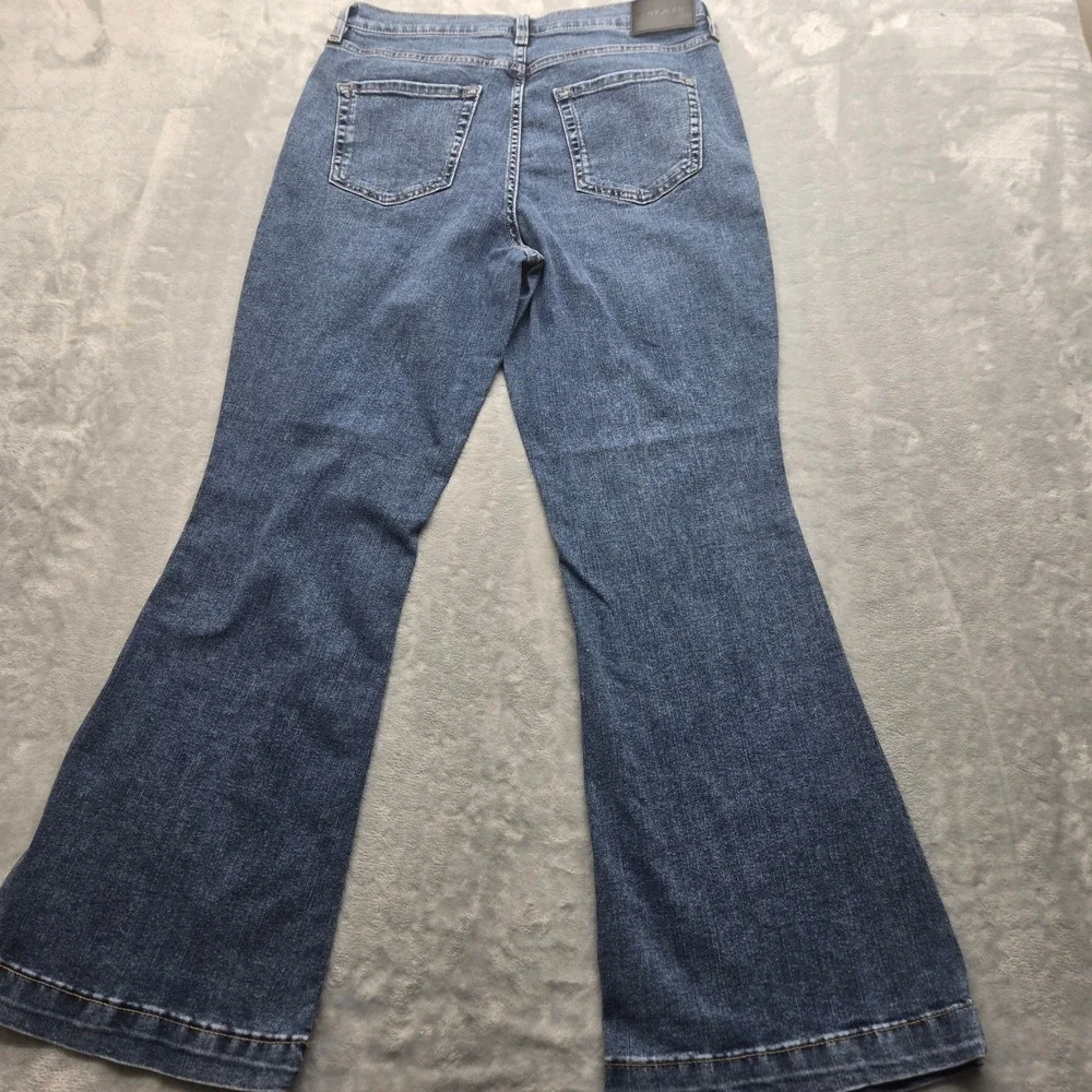DKNY Jeans Womens Size 30 Blue Flare Leg Denim Pants Medium Wash High‎ Rise